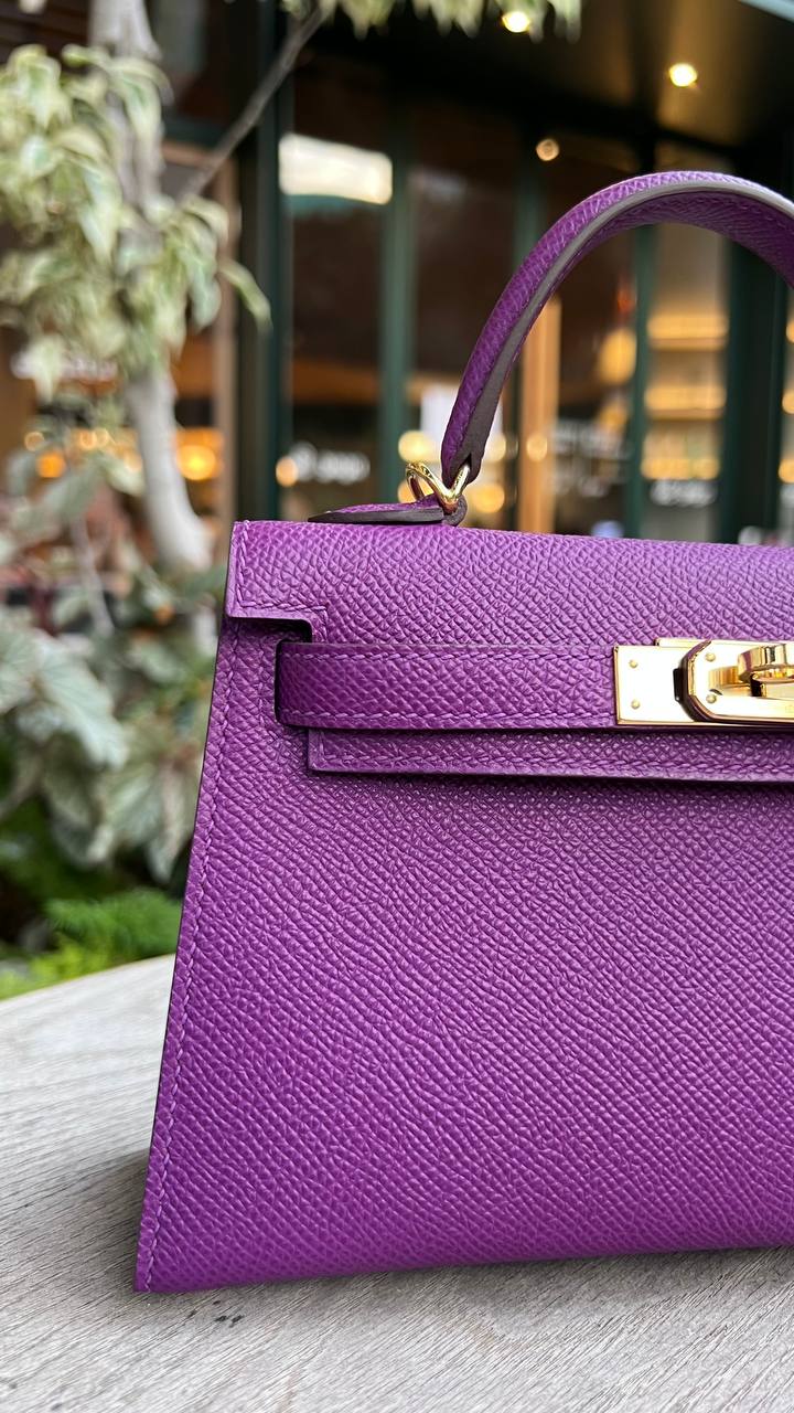 Mini Anemone Epsom Leather Bag - My Luxury Closet