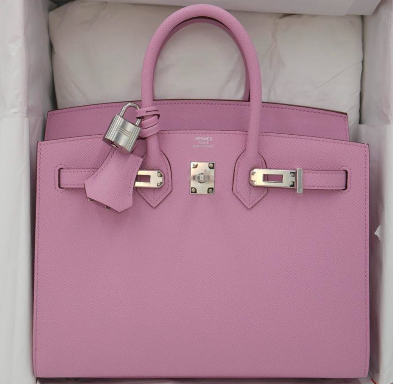 Mauve Sylvestre Epsom Bag - My Luxury Closet