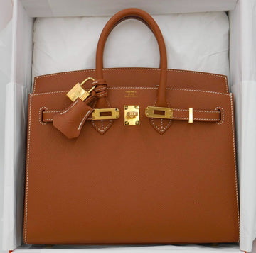 Gold Epsom Leather Bag - My Luxury Closet