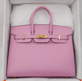 Mauve Sylvestre Epsom Bag - My Luxury Closet