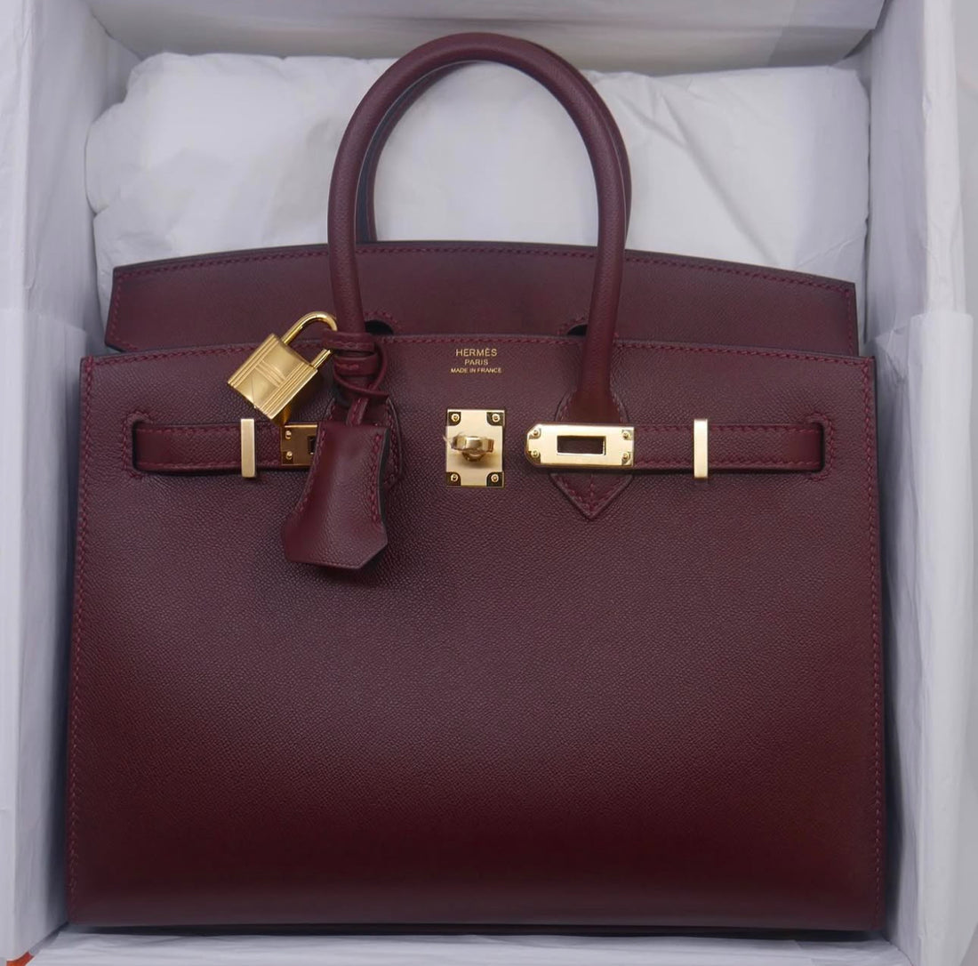 Rouge H Epsom Leather Sellier Bag - My Luxury Closet