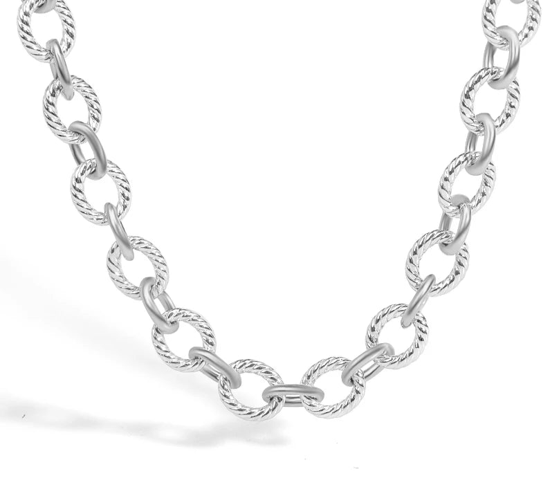 18K Gold and Platinum Plated Necklace - My Luxury Closet