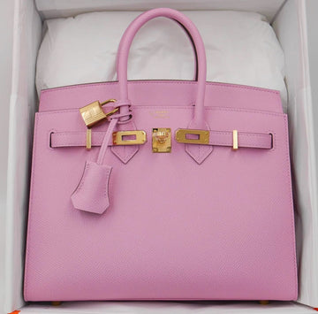 Mauve Sylvestre Epsom Bag - My Luxury Closet