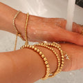 18K Gold and Platinum Plated Stainless Steel Bracelet - My Luxury Closet