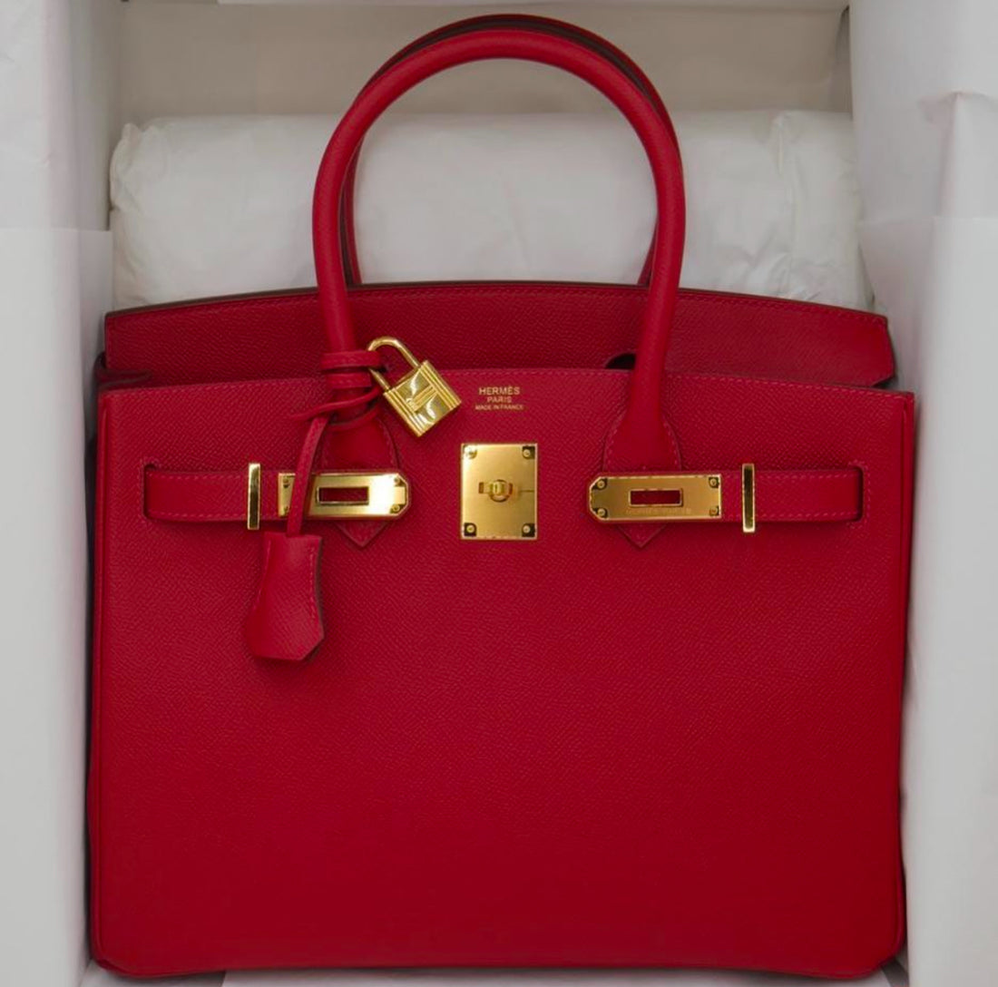 Rouge Casaque Epsom Leather Bag - My Luxury Closet