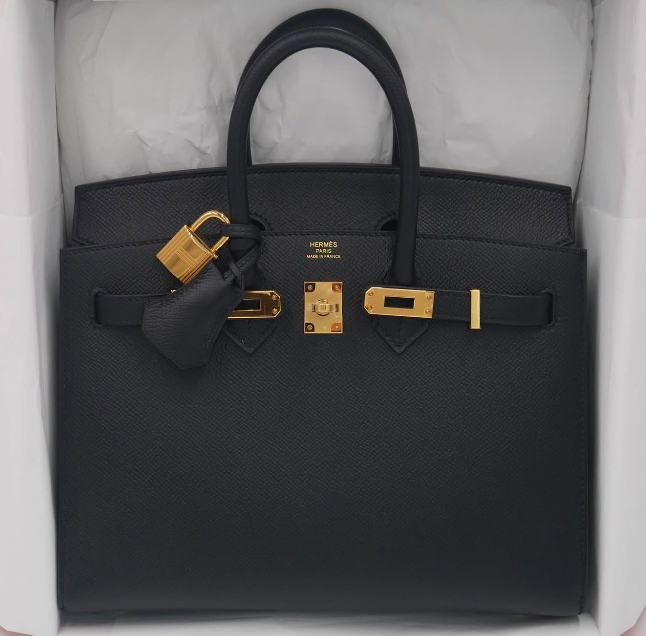 Black Epsom Leather Bag - My Luxury Closet