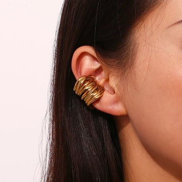 18K Gold Plated Stainless Steel Earrings