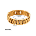 18K Gold and Platinum Plated Stainless Bracelets - My Luxury Closet