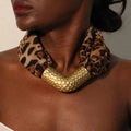 18K Gold Plated Leopard Necklace - My Luxury Closet