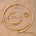 18K Gold and Platinum Plated Set - My Luxury Closet