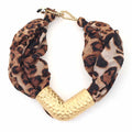 18K Gold Plated Leopard Necklace - My Luxury Closet