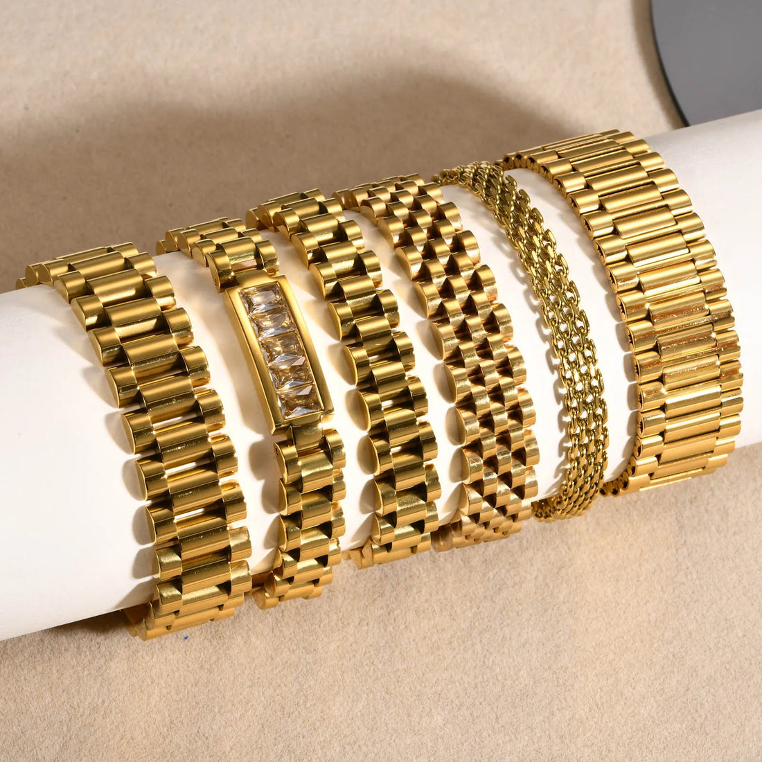 18K Gold Plated Stainless Steel Bracelets