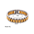 18K Gold and Platinum Plated Stainless Bracelets - My Luxury Closet