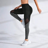 Mesh Spliced Leggings - My Luxury Closet