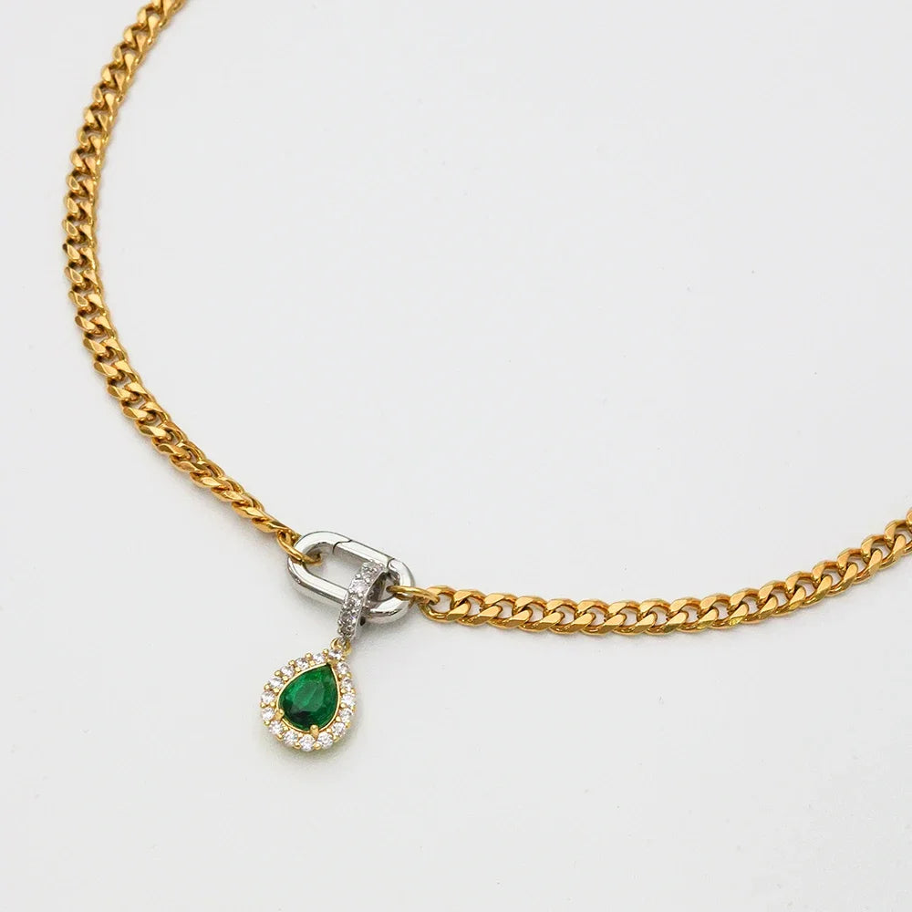 18K Gold Plated Stainless Steel Necklace - My Luxury Closet