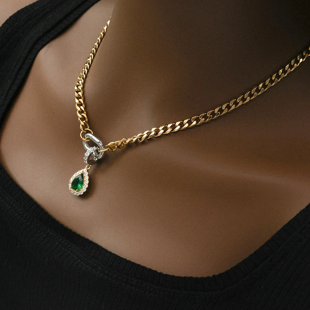 18K Gold Plated Stainless Steel Necklace - My Luxury Closet