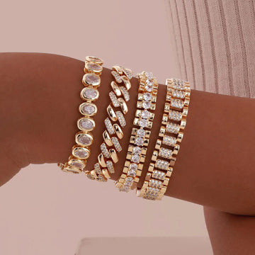 Gold Plated Stainless Steel Bracelet