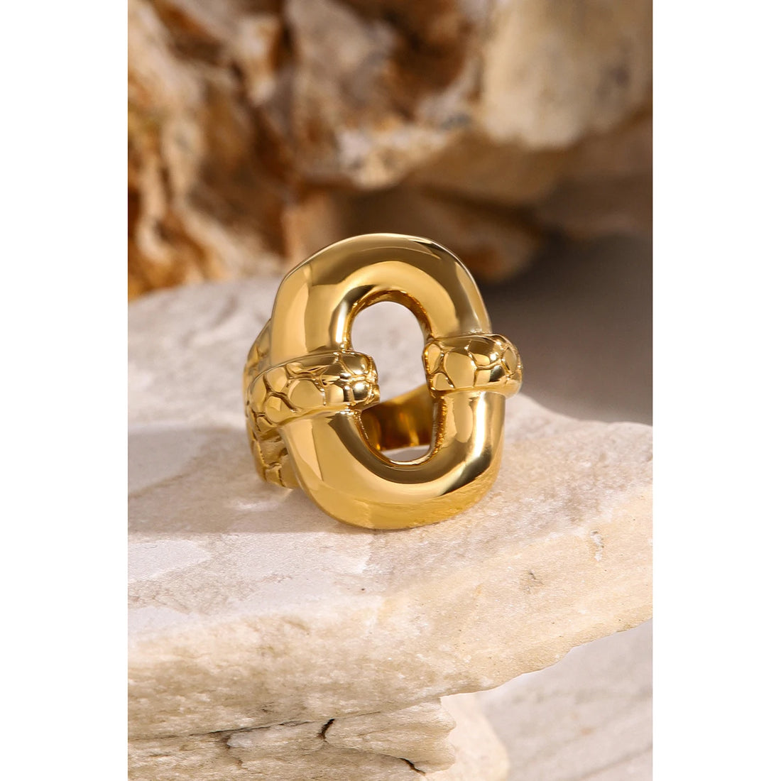 18K Gold Plated Stainless Steel Ring