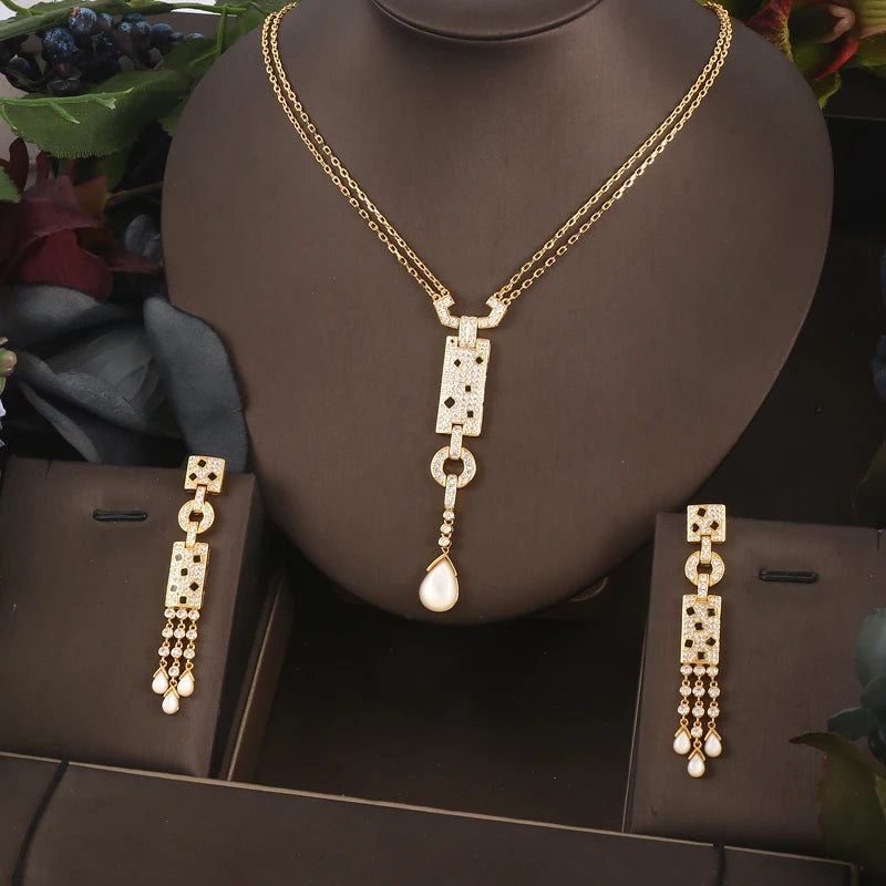 18K Gold Plated Jewelry Set - My Luxury Closet