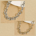 18K Gold and Platinum Plated Necklace - My Luxury Closet